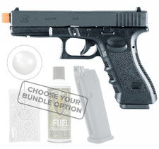 Umarex Glock G17 Gen 3 Green Gas/CO2 Steel Slide 6 mm Airsoft Pistol w/ Bundle