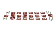 Back Glass Molding Clip Set Amd Fits Plymouth Gtx Satellite X671-1468-s