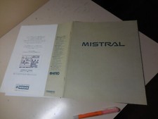 Nissan MISTRAL Japanese Brochure 1994/06 R20 TD27B turbo TERRANO Ford Maverick