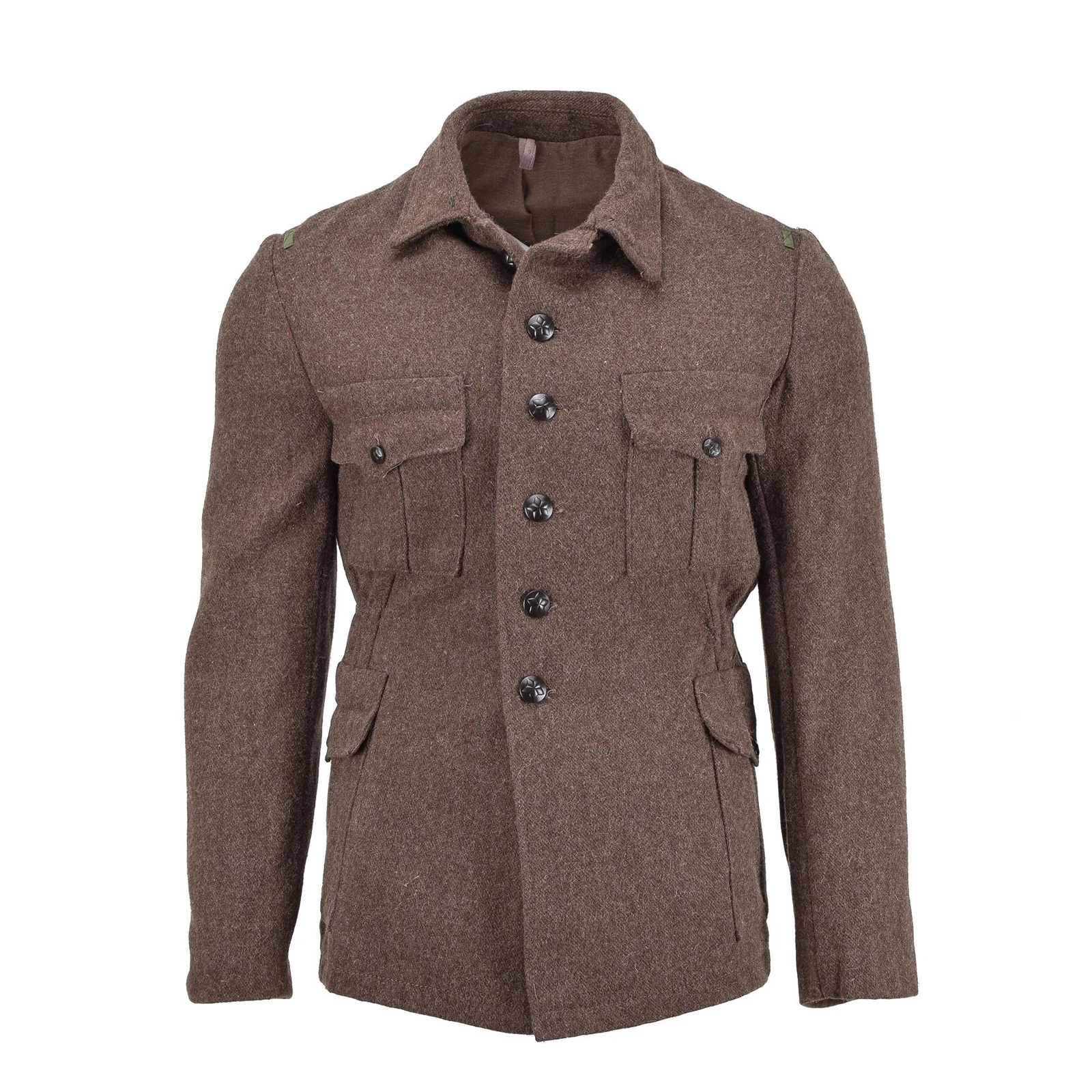 Original Bulgarian Military classic jacket wool winter brown warm windproof NEW