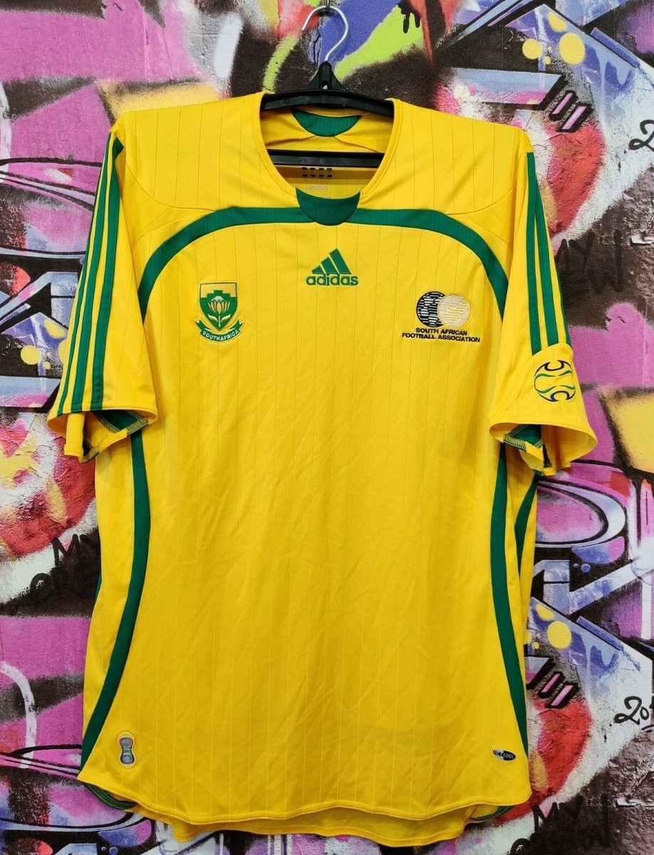 ウェア 00s adidas south aflica uniform 06-07 South Africa 2005 2006 Home Shirt Football Soccer Jersey
