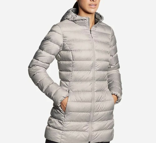 Down Parka Gray Medium Puffer Jacket | eBay