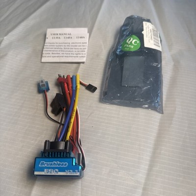 120A Brushless ESC Set Electric Speed Controller Accessories for 1/8 1/10 RC Car