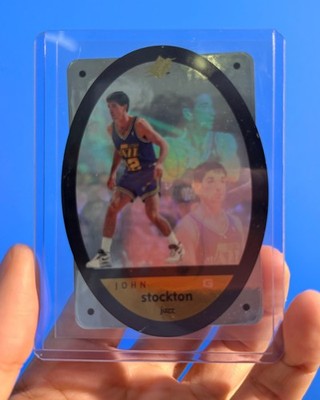 1996-97 Upper Deck SPx John Stockton #48 Jazz
