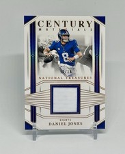 2023 National Treasures Daniel Jones SSP Century Materials Gold Holo #10/10