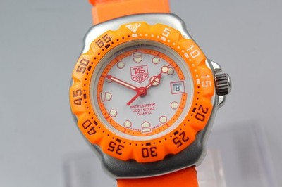 [Exc+5] TAG Heuer 373.508 Formula 1 Professional Orange Quartz Women's watch