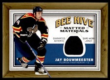 2006-07 Upper Deck Beehive Matted Materials Jay Bouwmeester Florida Panthers