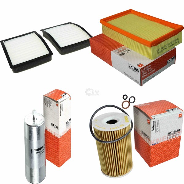 Mahle Kraftstofffilter KL 35 Innenraum LA 615/S Luft LX 105 ÖLfilter OX 127/1D-image