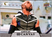 2021 Upper Deck AEW All Elite Wrestling-Scorpio Sky UD Canvas #C-21