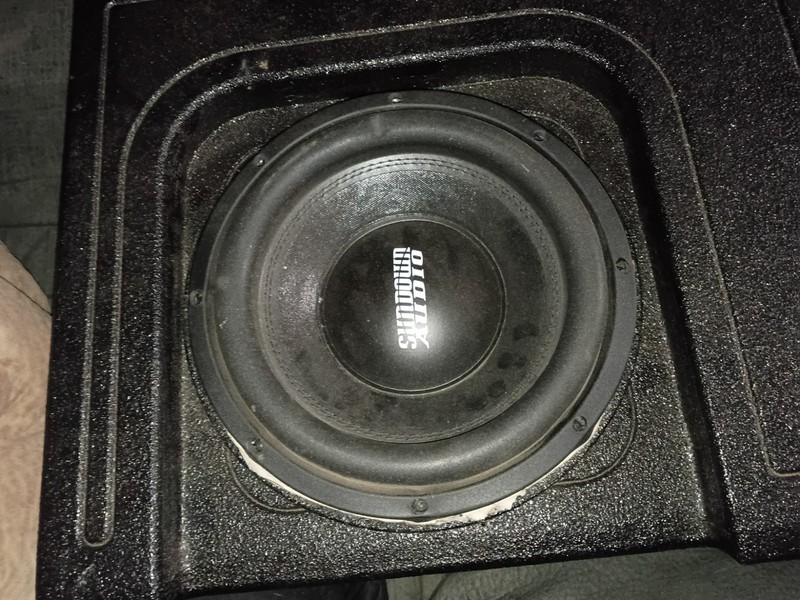 Fox Box Truck Cab Subwoofer Enclosure Single Port for 8" Speaker