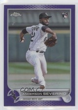 2022 Topps Chrome Update Purple Refractor Anderson Severino #USC22 0cv