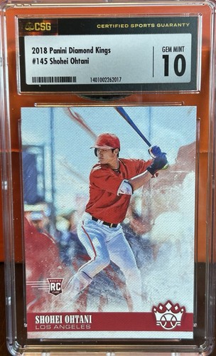 2018 Panini Diamond Kings SP Shohei Ohtani #145 CSG 10 Gem Mint Rookie RC