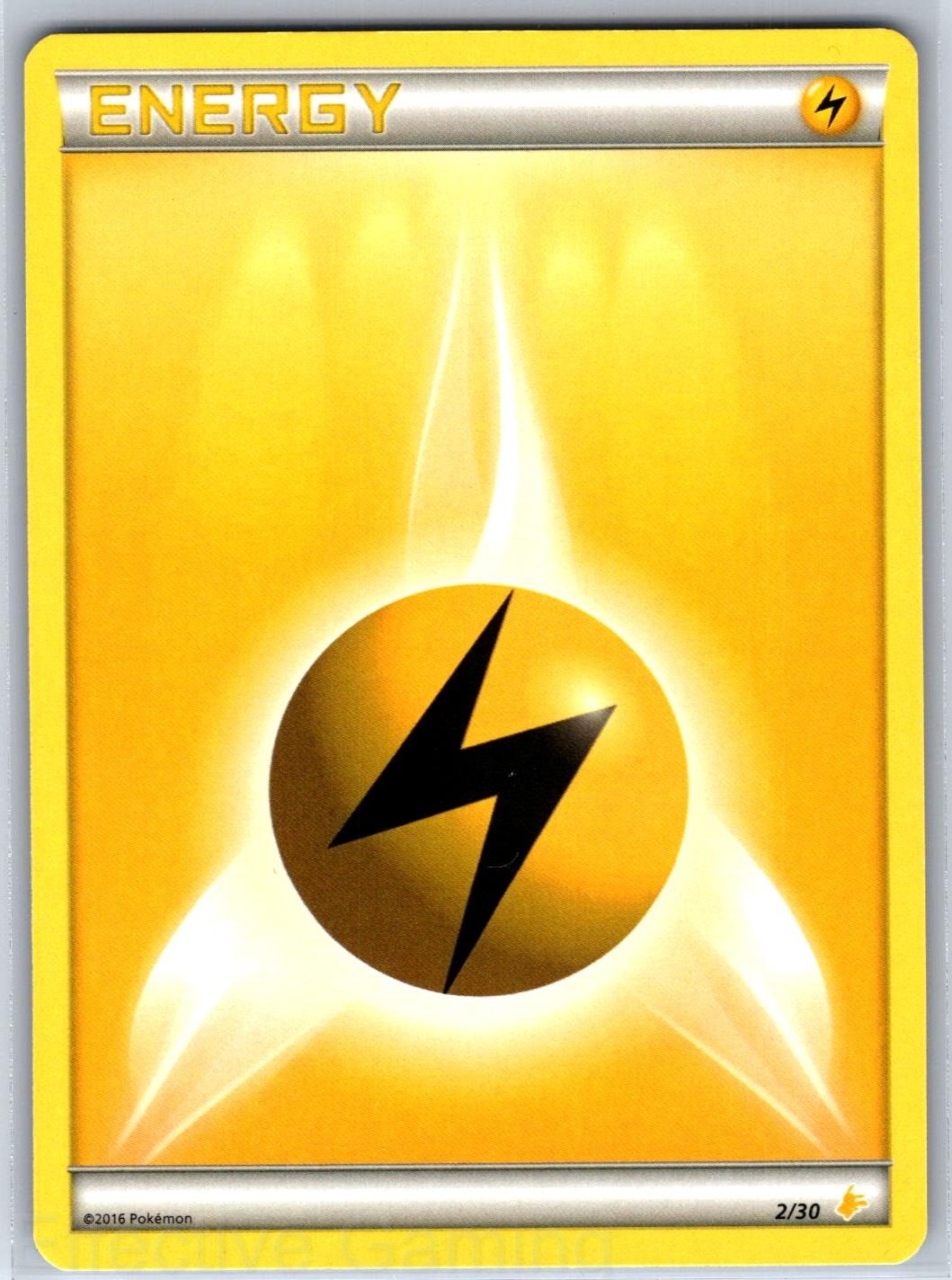 Lightning Energy (2) 2/30 XY Trainer Kit: Pikachu Libre & Suicune Pokemon LP