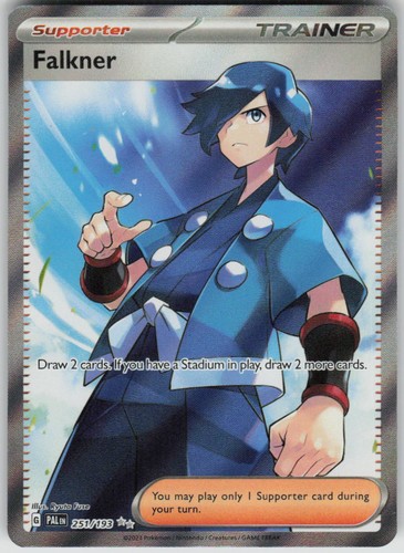 Pokemon Falkner 251/193 Paldea Evolved Holofoil Ultra Rare NM