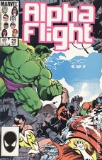 Alpha Flight #29 FN 6.0 1985 Stock Image