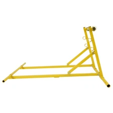 Foldable Wire Spool 1000LBS Reel Stand Powder Coated Portable Reel Buck