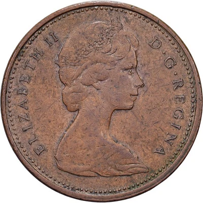 Canada, Élisabeth II, Cent, 1971, Royal Canadian Mint, Bronze, TTB, KM:59.1 - Photo 1/2