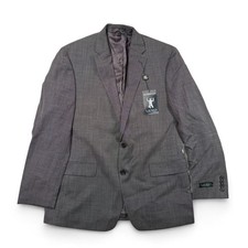 Lauren Ralph Lauren Blazer Mens 42R Regular Fit Ultraflex Gray Wool NWT Stetch