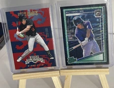 2- Panini Billy Amick Rookie Cards Rated Rookie Prizm/222/299 Crusade Gold, MC🔥