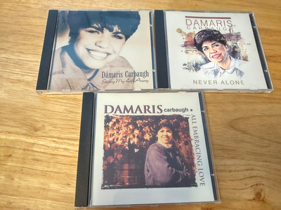 3 CD Lot Damaris Carbaugh Giving My Life Away All Embracing Love Never Alone