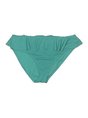 Time and Tru Women Green Swimsuit Bottoms XL