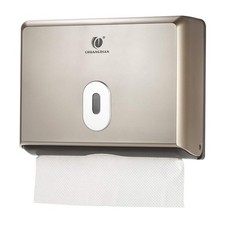 Commercial Paper Hand Towel Holder, Toilet Tissue Dispenser, Wall-Mounted Bat...