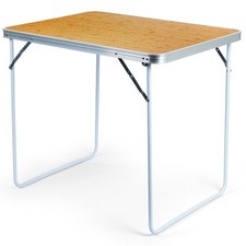 Table de Camping Pliable 80x60x70,5cm Table de Voyage Jardin Extérieur