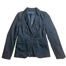 Zara Basic Womens Single Button Tailored Blazer Jacket M Corpcore Office Siren