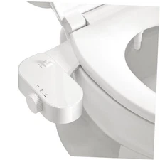Bidet Attachment for Toilet Seat, Self-Cleaning Bidet Toilet Seat White
