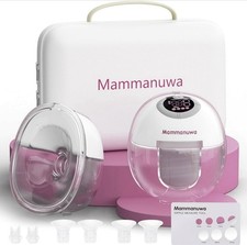 Mammanuwa S32Wearable Breast Pump Double Electric Hands-Free Portable New in Box