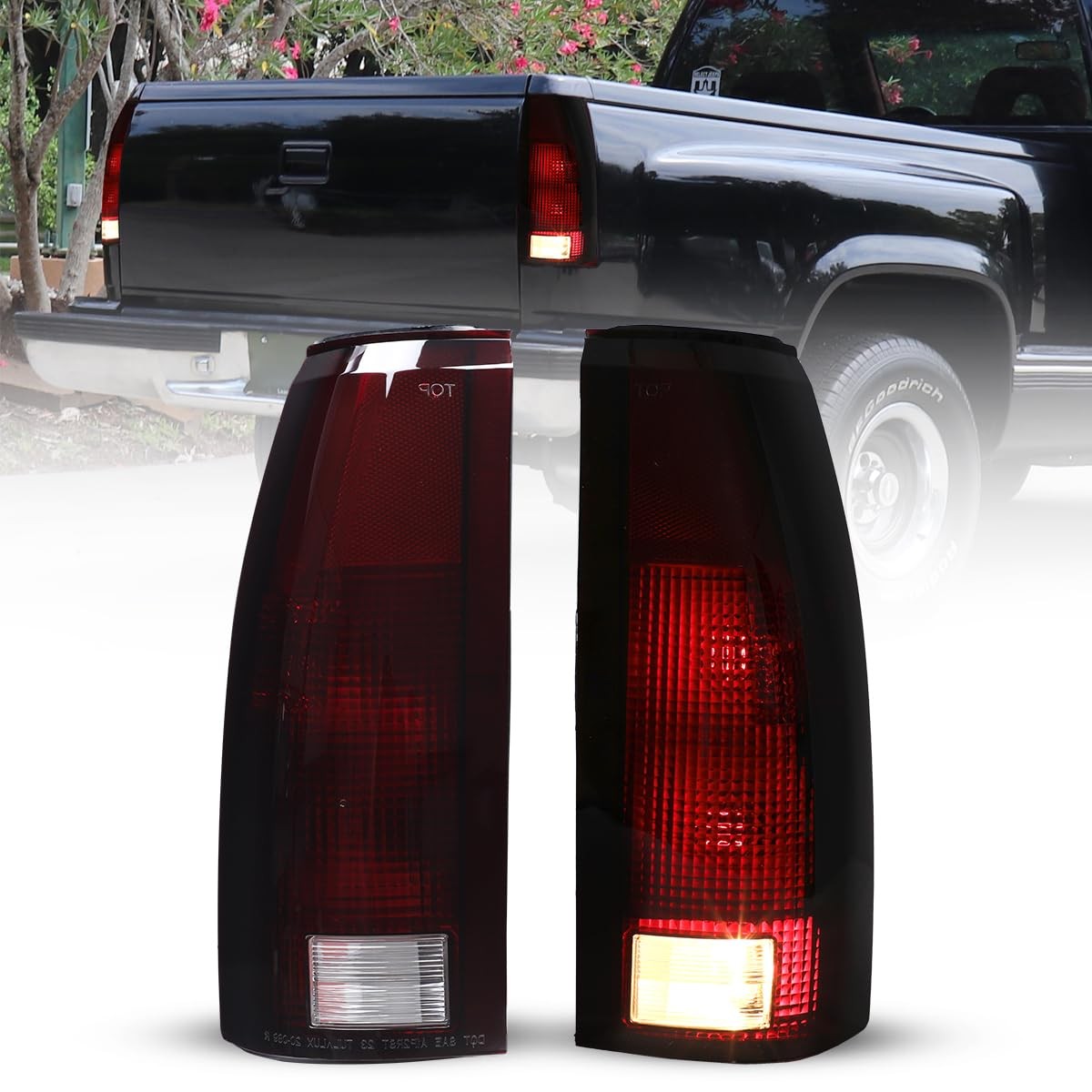 Tail Lights Cover for 1988-1998 Chevy C/K 1500 2500 3500