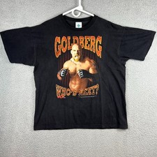 Vintage 1998 WCW Goldberg Who  s Next Wrestling T Shirt Size XL Tour Champ Tag
