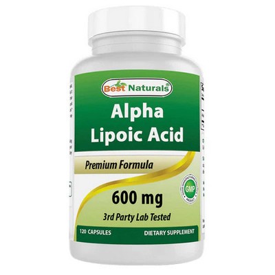 Alpha Lipoic Acid 120 Caps 600 mg by Best Naturals