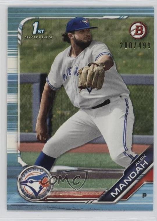 2019 Bowman Draft Sky Blue 200/499 Alek Manoah #BD-3