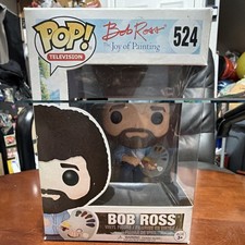 Funko Pop Television Bob Ross The Joy of Painting Vinyl Figure 524 Original