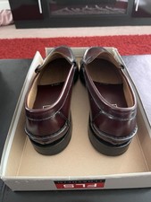 Mocassini Uomo Florsheim Berkley - Pelle, Costruzione Cucita A Mano, Tacco 2,5 Cm, Taglia US 11.5 Rosso - 3