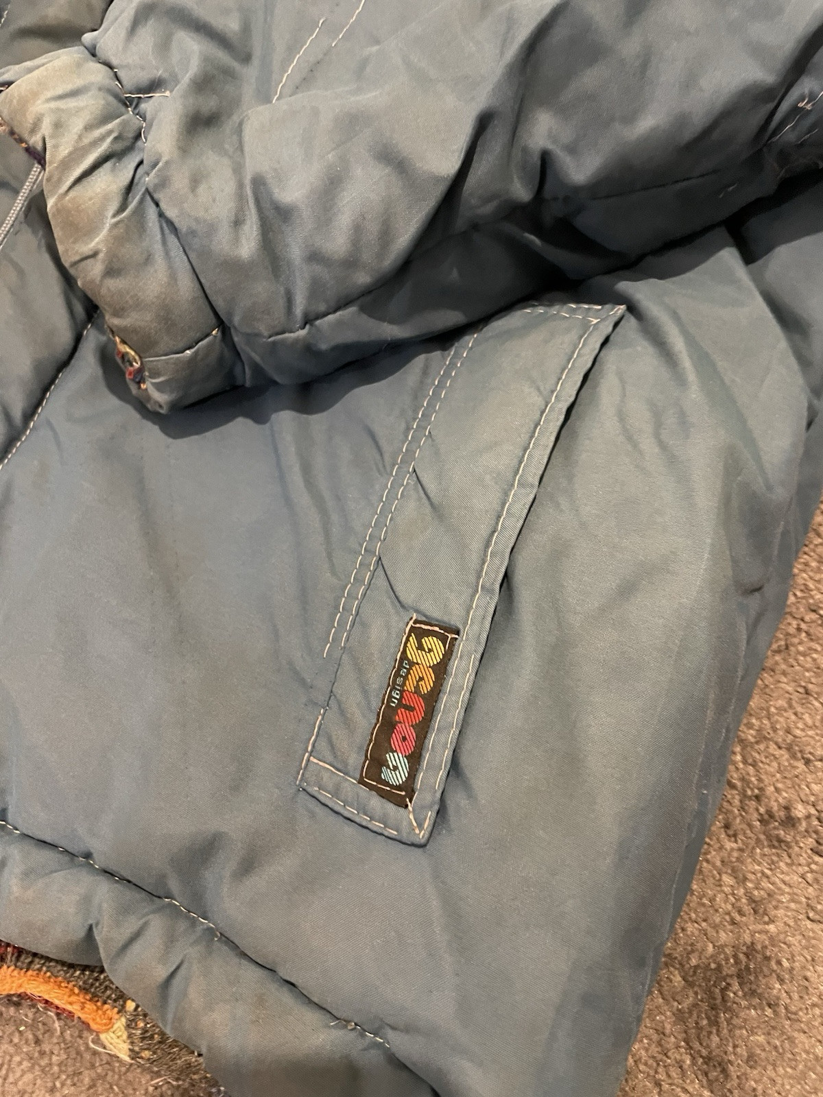 Reversible Multicolour Patchwork/Blue Jacket - image 11