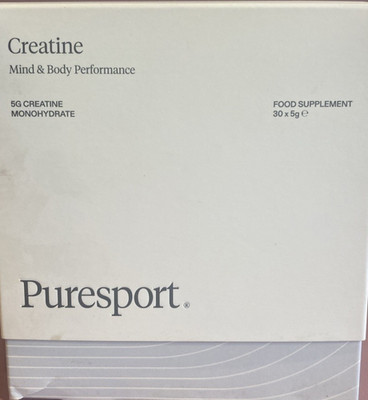 Puresport Kreatin Monohydrat Pulver (30er Pack) Kreatin Ergänzung Ablaufdatum 10/27