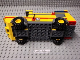 Lego City Airport Fire Truck Vehicle (Incomplete partial build from #7891)