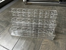 Clear Acrylic Lipgloss Lipstick Organizer Display Rack with 24 Slots