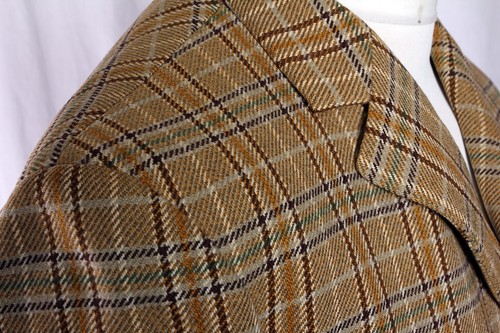 Aquascutum Jacket Blazer Check Vintage Wool Country Tweed Size Large or Medium - Picture 7 of 15
