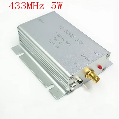 433MHz RF Power Amplifier 433MHZ 5W 7.2V For 380 - 450MHz Wireless Remote Contro