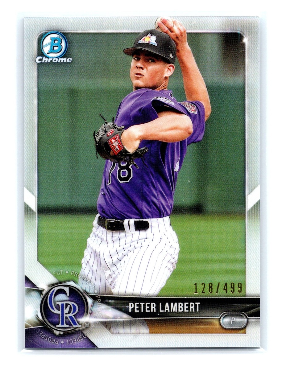 2018 Bowman Chrome Baseball #BCP179 Peter Lambert Prospects