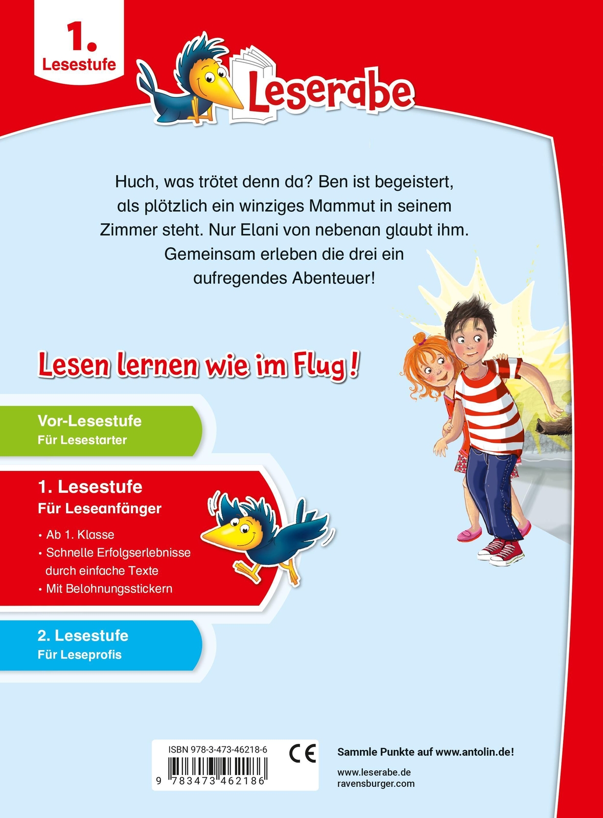 Thumbnail - Ein Mammut Unterm Bett | Judith Allert | Deutsch | Buch | Leserabe. 1.