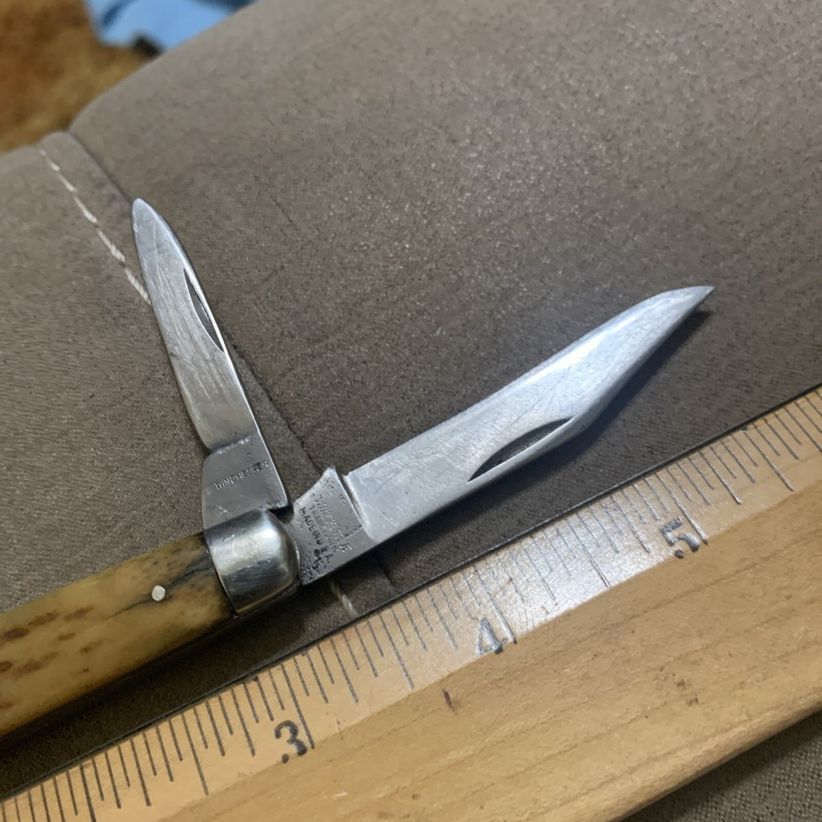 Old Vintage Antique Winchester Trademark 1920's Folding Huntng