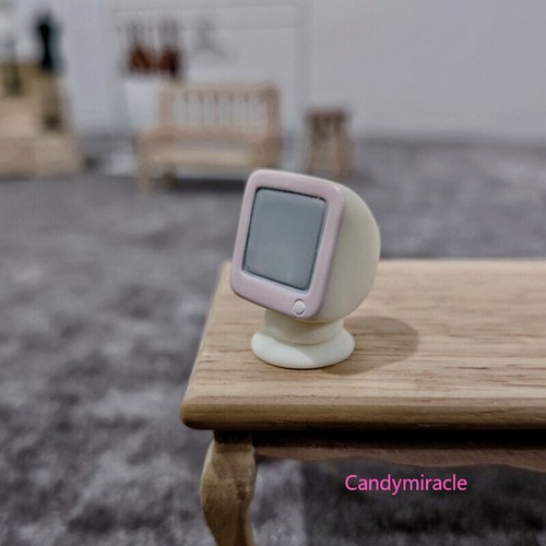 5 Stück Maßstab 1:24 Puppenhaus Miniatur Computer Set Schreibtisch Tisch Möbel - Bild 4 von 7
