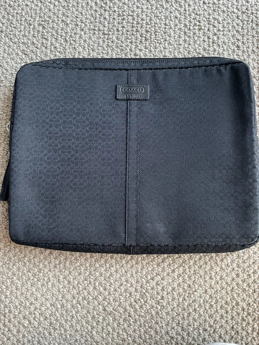 Coach discount laptop case