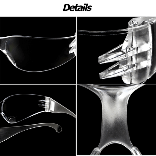 12 PAIR Pack CLEAR Safety Glasses Protective Lens Sunglasses Work Z87 Lot of 12 - Picture 3 of 12