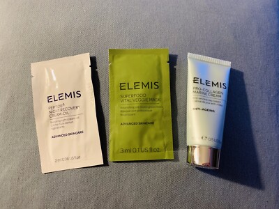 ELEMIS pro-collagen marine cream, Peptide Night Recovery Cream-Oil, Veggie Mask