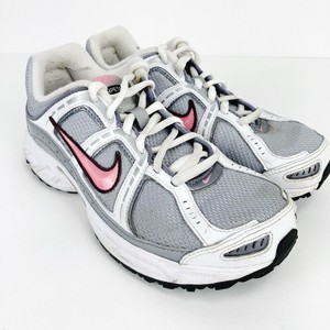 Nike Compete 2 Grey Pink Lace Up Sneakers 6.5 Shoe | eBay